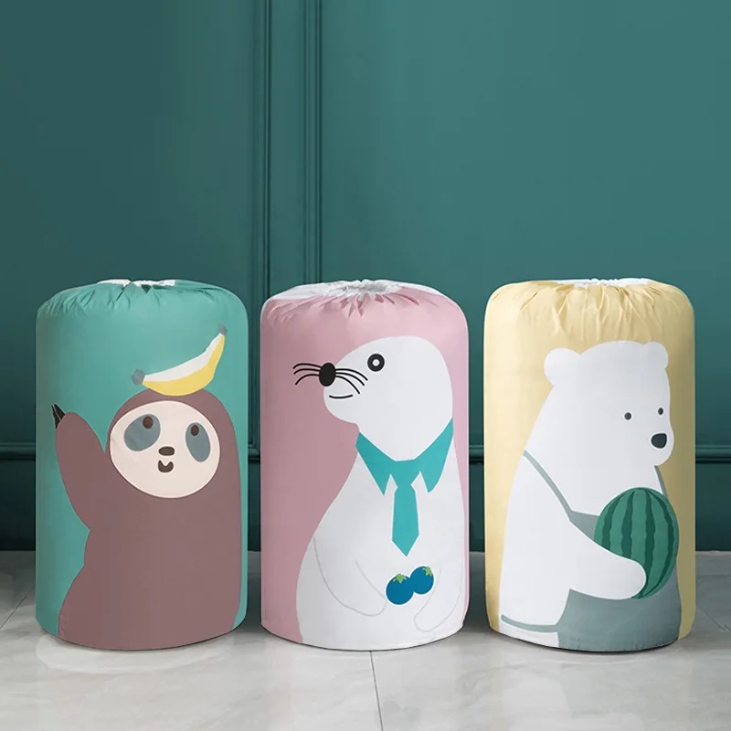 

Household Clothes Storage And Sorting Bag Moving And Packing Luggage Bundle Pocket Cylindrical Moisture-proof Quilt Storage Bag
