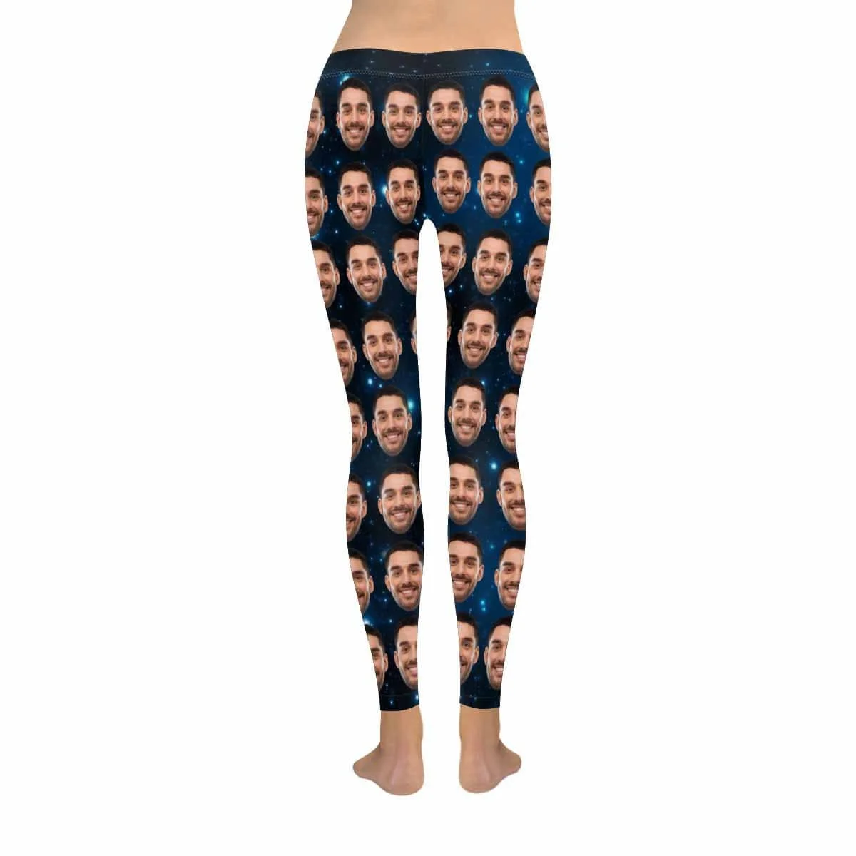 

Custom Face Simple Star All-Over Low Rise Yoga Leggings