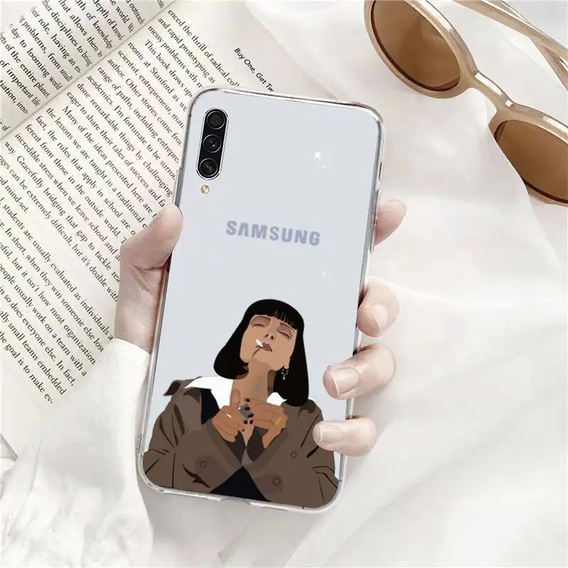 

movie Pulp Fiction Phone Case Transparent for Samsung s9 s10 s20 Huawei honor P20 P30 P40 xiaomi note mi 8 9 pro lite plus