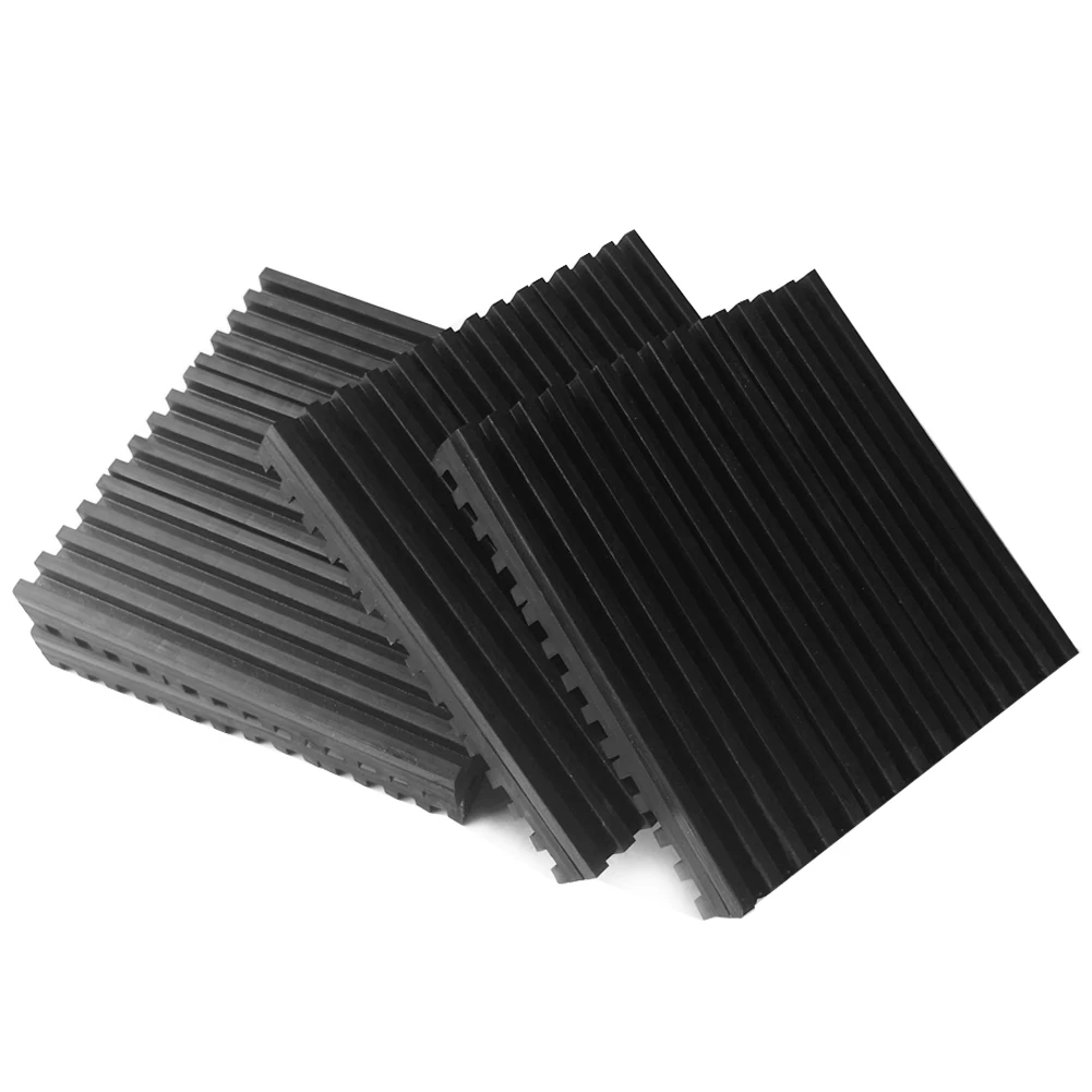 50x50x10mm Подушка против вибрации Нескользящая наружная домашняя шумоподавление кондиционер прорезиненный костюм ударопрочный коврик демпфер офис - Цвет: 50x50x10mm