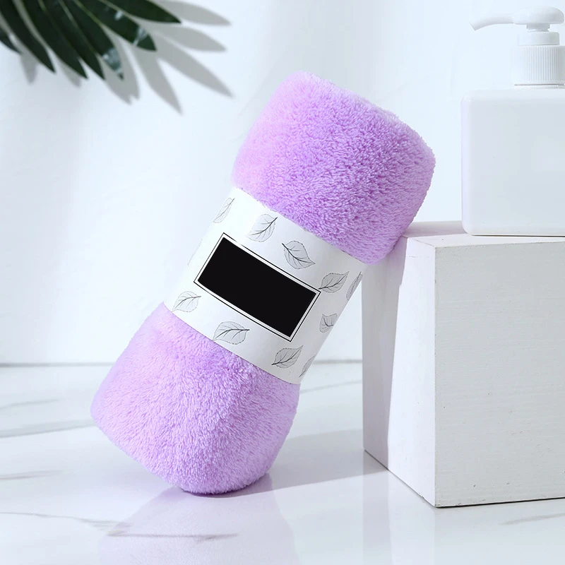 Новое популярное мягкое флисовое полотенце 30*60 см Хорошо Впитывающее банное для