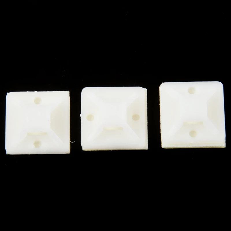 Белый Самоклеющийся держатель для кабеля 100 шт. | Обустройство дома