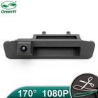 HD AHD 1080P объектив рыбий глаз с поворотом на 170 градусов, Автомобильная камера заднего вида с ручкой багажника для Mercedes Benz GLK 300 X204 GLA Android DVD