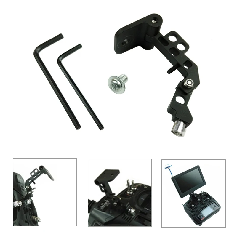FPV Display Monitor Mount Holder RC Bracket Supporter For Taranis X9D Plus QX7 QX7S Spektrum DX6 / DX6i Transmitter Part | Игрушки и