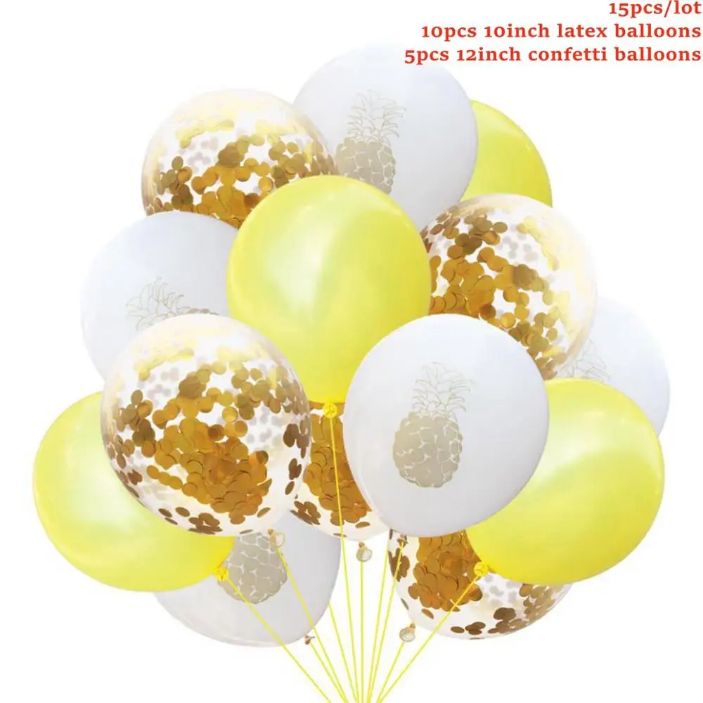 Pineapple Balloons Taoup 1 шт. пластиковые ананас Пальма розовые очки Фламинго летние тропические вечерние принадлежности Гавайские вечерние украшения сувениры для свадьбы - Цвет: Pineapple Balloons