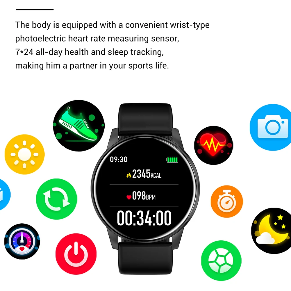

Smart Watch Waterproof Sports Blood Pressure Heart Rate Monitors Smartwatch Blood Oxygen Measurement Inquiry
