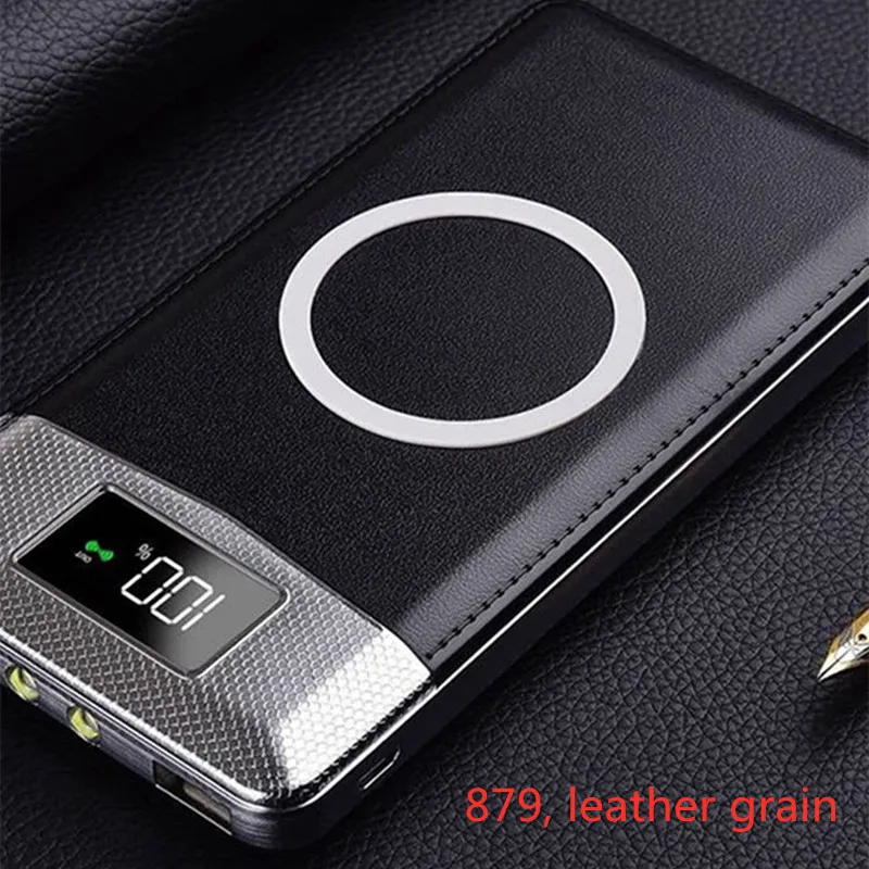 

Power Bank 10000mAh Digital Display Portable Mobile Power Wireless Charger For iPhone 12 Pro Mini Max Huawei Wireless Charger