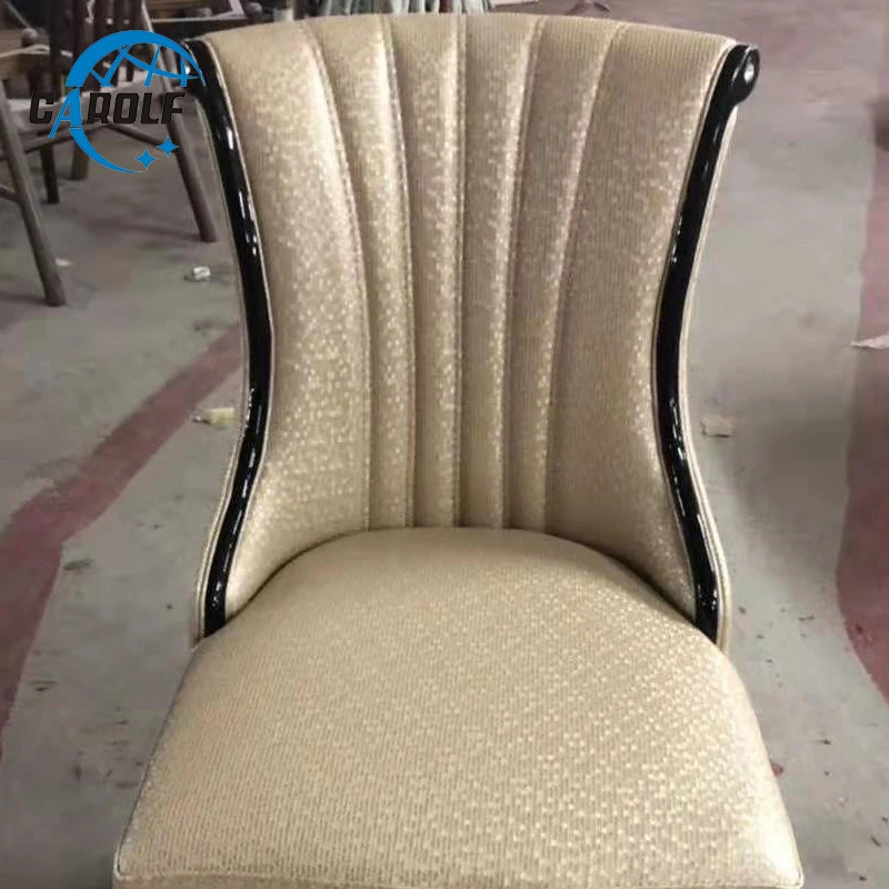 Современная мебель для столовой из ткани роскошный обеденный стул ресторана |