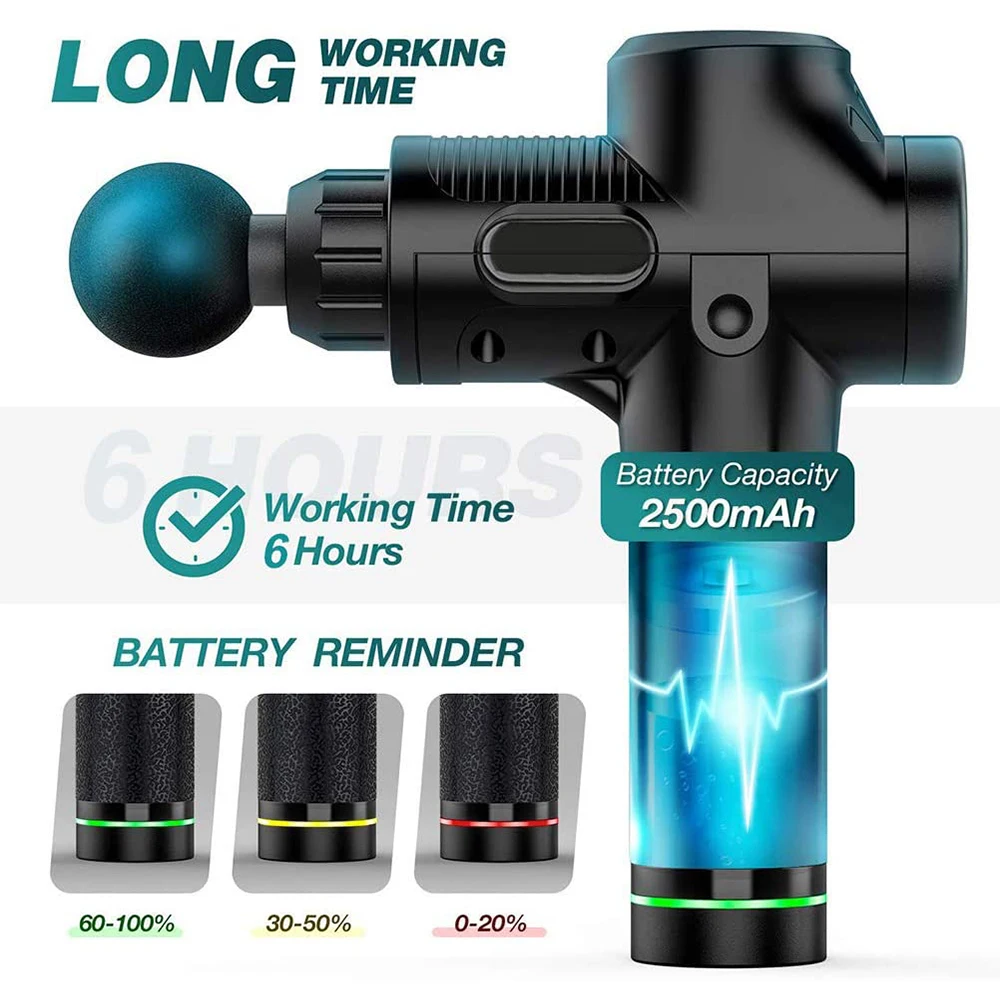 Мышечный массажный пистолет спортивный терапевтический массажер расслабляющий