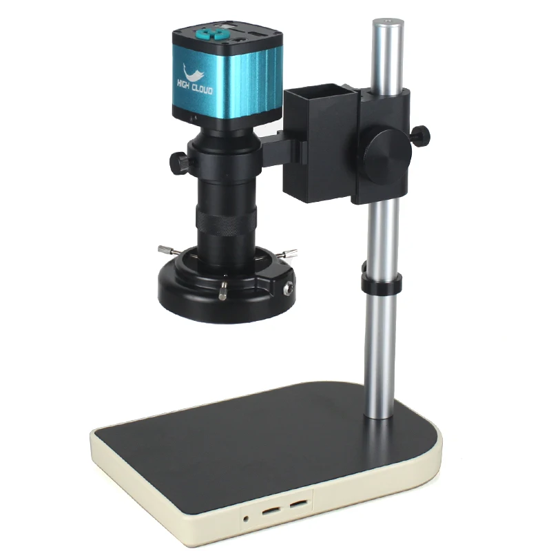 

Professional Phone Repair Microscope 48MP 4K 1080P HDMI USB Electronic Digital Video Microscope Camera 130X Zoom C Mount Lens