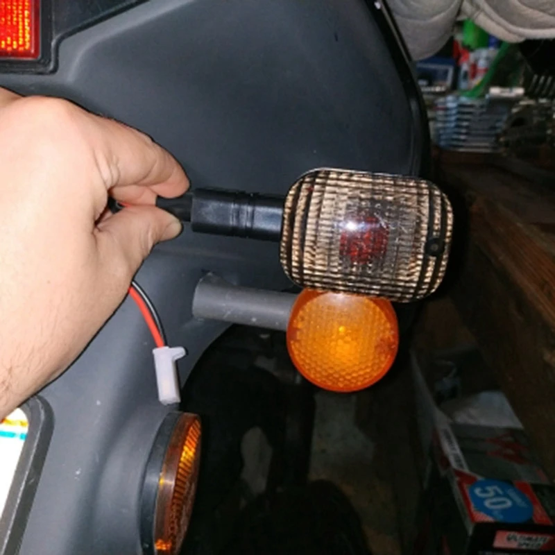Фото Указатель поворота для мотоцикла, указатель поворота для Yamaha BWS100 50125 Zuma 50 FX125 X BeeWee MBK, бустер для скутера №4