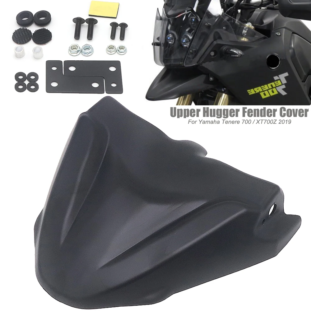 

Motorcycle Parts Front Fender Beak Extension Wheel Cover Cowl Black For Yamaha Tenere 700 TENERE700 XT700Z XTZ 700 T7 T700 2019-