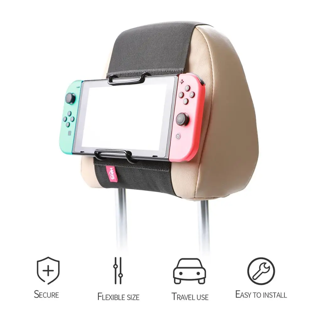 Автомобильный держатель для подголовника игрового автомата Nintendo Switch смартфона и