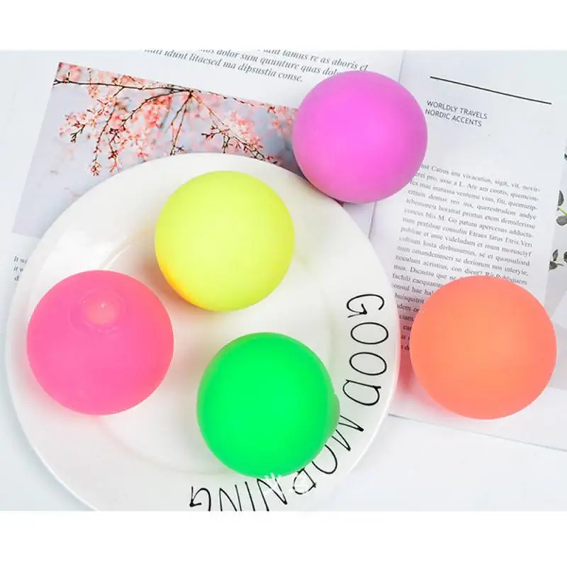 

5 Size Colorful Vent Ball Decompression Toy Men And Women Slow Rising Decompression Toy Simulation Kid Squeeze Toy Kids Toys