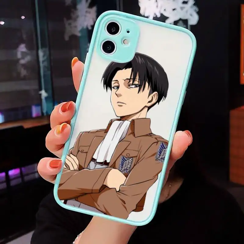 

Attack On Titan Japan anime Phone Cases matte transparent For iphone 7 8 11 12 plus mini x xs xr pro max cover