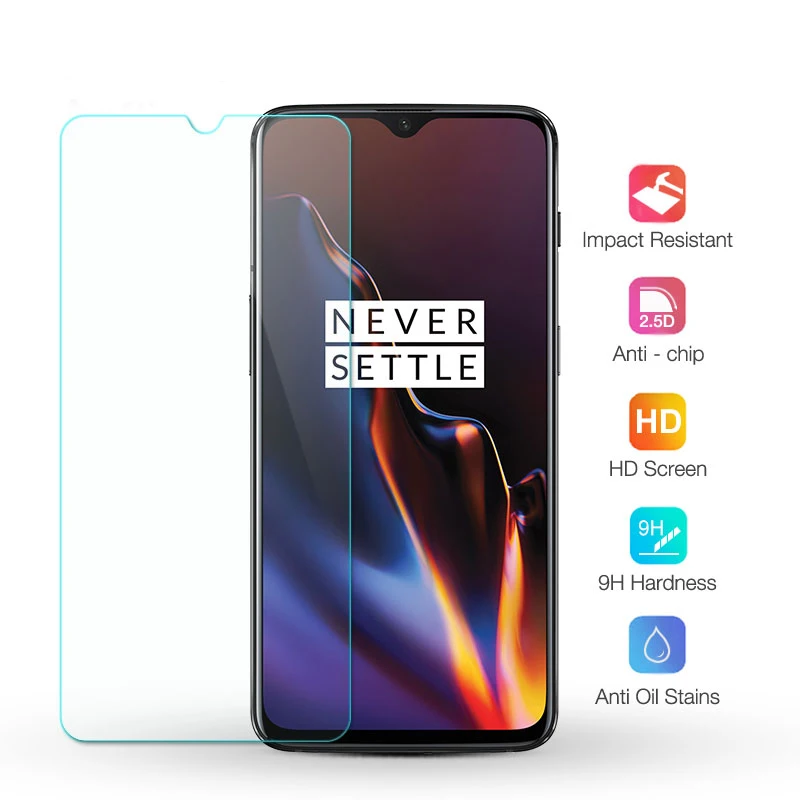 Закаленное стекло премиум класса для OnePlus 6 6T 5 5T 3 3T 2 X защитная пленка экрана 7T 7 HD