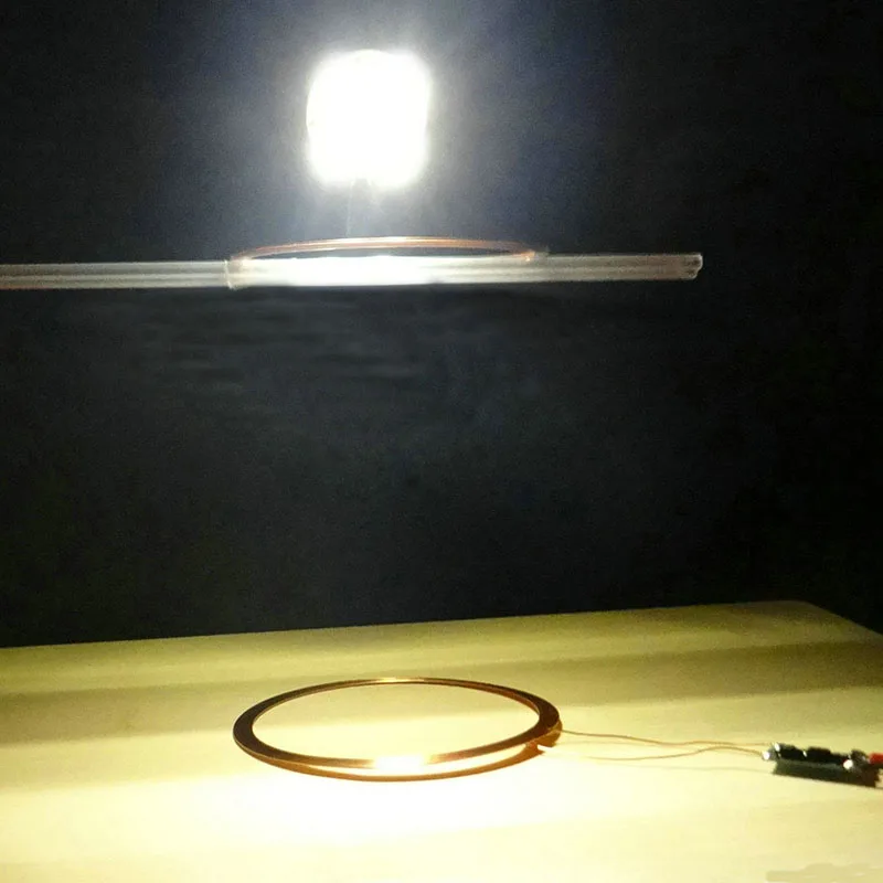 

120mm Long-distance Wireless Charge Module DC 12V DIY Wireless Power Charging Supply Module w/LED Lamp for Lighting Electronic