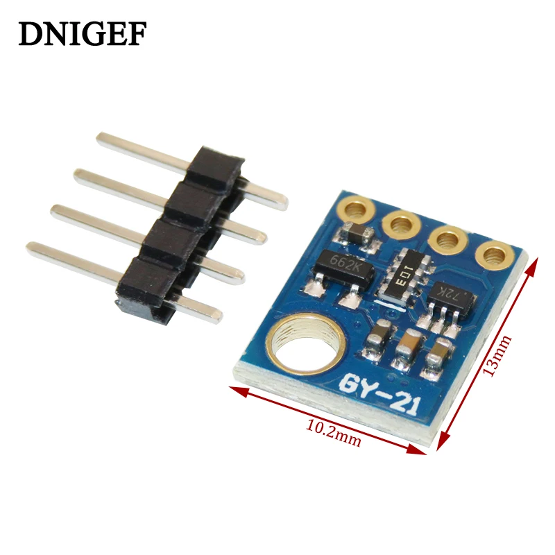 Датчик влажности с интерфейсом I2C Si7021 GY-21 HTU21 для Arduino промышленного использования