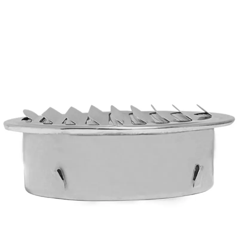 

Stainless Steel Exterior Wall Air Vent Grille Round Ducting Ventilation Grilles