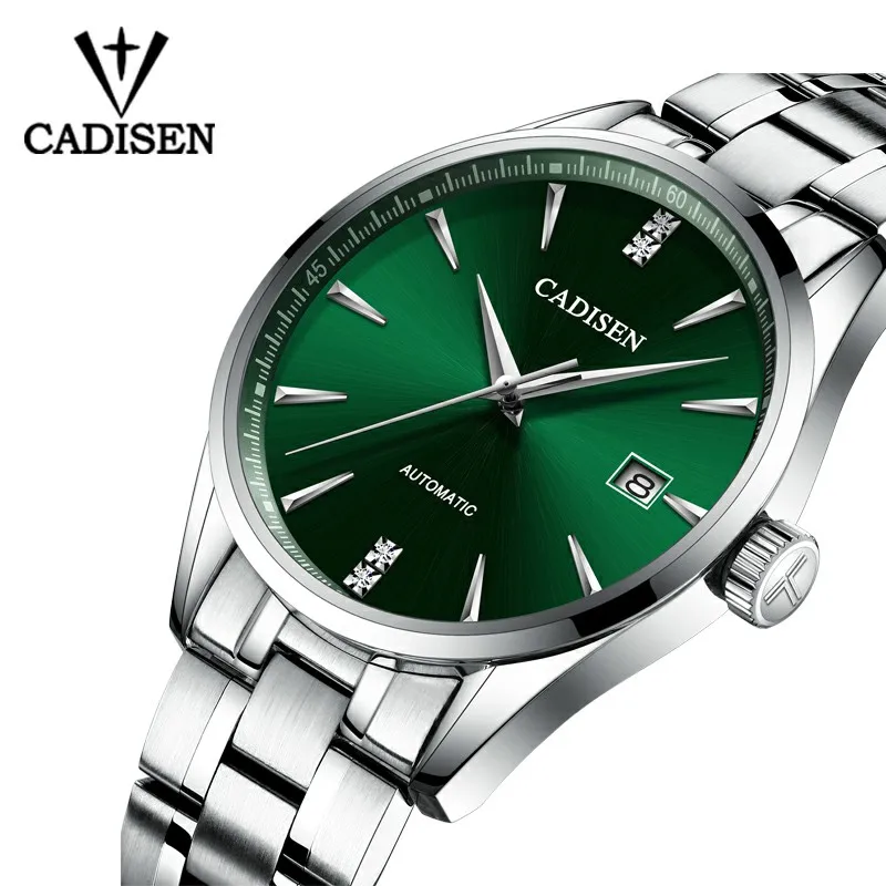 Часы наручные CADISEN мужские механические автоматические деловые