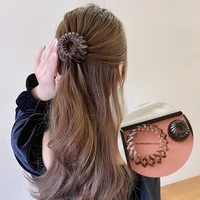 mueraa 3 color korean style women girls hair claws birds nest clips fashion elegant bud hair accessories headwear for woman