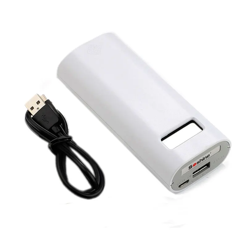 Внешний аккумулятор Soshine E4S для iPhone iPad iPod Android 18650 дюйма|Аксессуары внешних