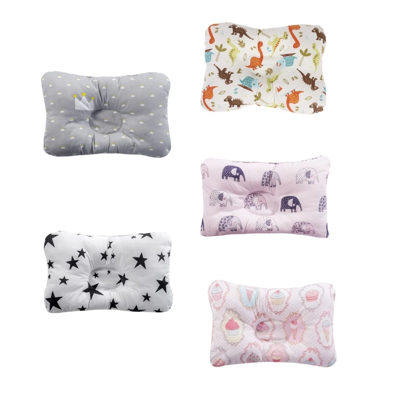 

Cartoon Baby Head Shaping Pillow Prevent Flat Head Nursing Pillow Sleep Support Concave Head Positioning Cushion for
