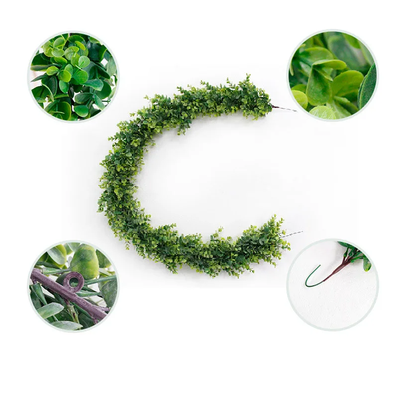Моделирование искусственные растения пластиковые лозы для скалолазания Зеленый