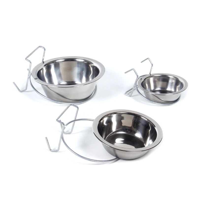 Подвесная миска для домашних животных легко удаляемая устойчивая к ржавчине