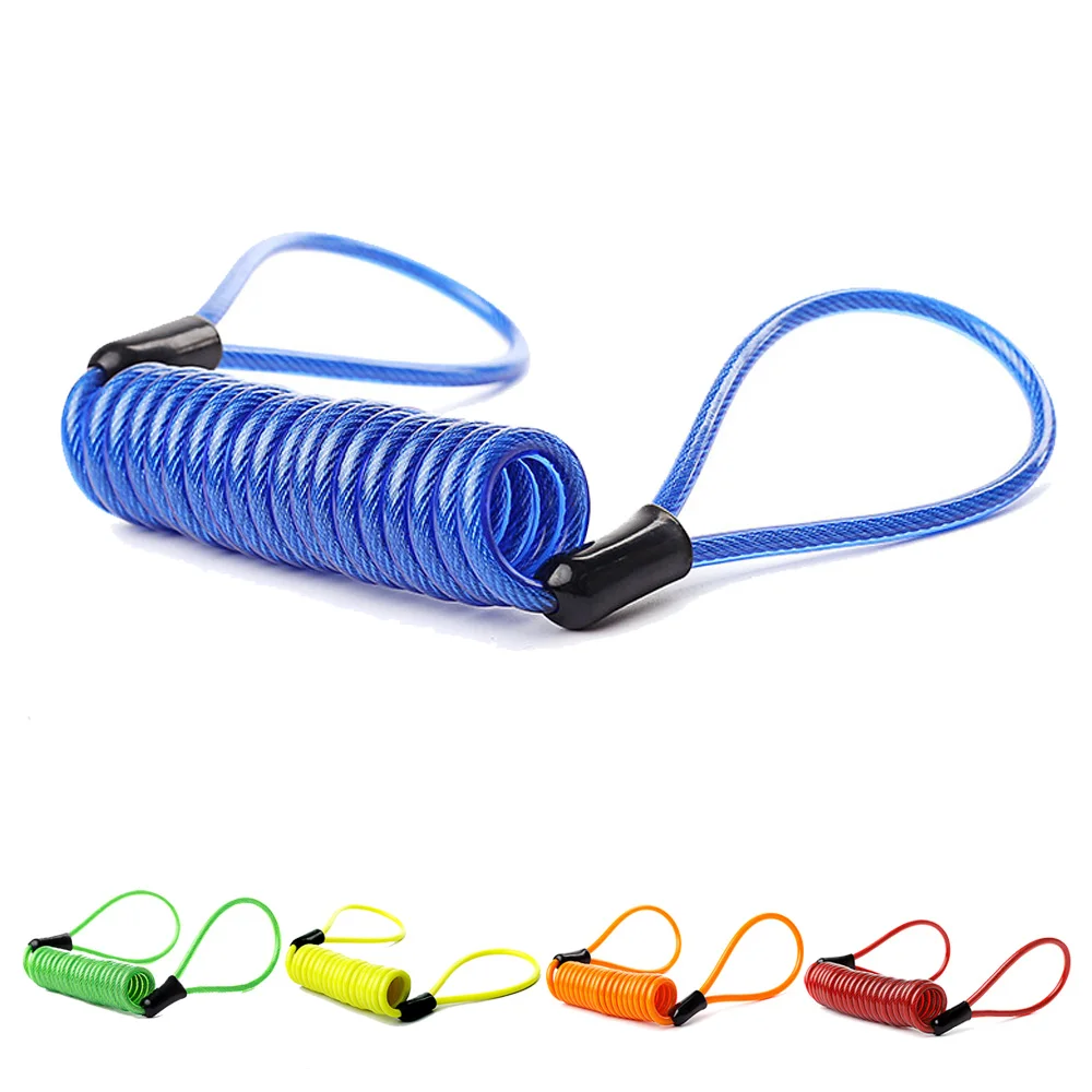 

120cm Security Anti Thief Rope Lanyard For Disc Brake Lock Motorbike Motorcycle