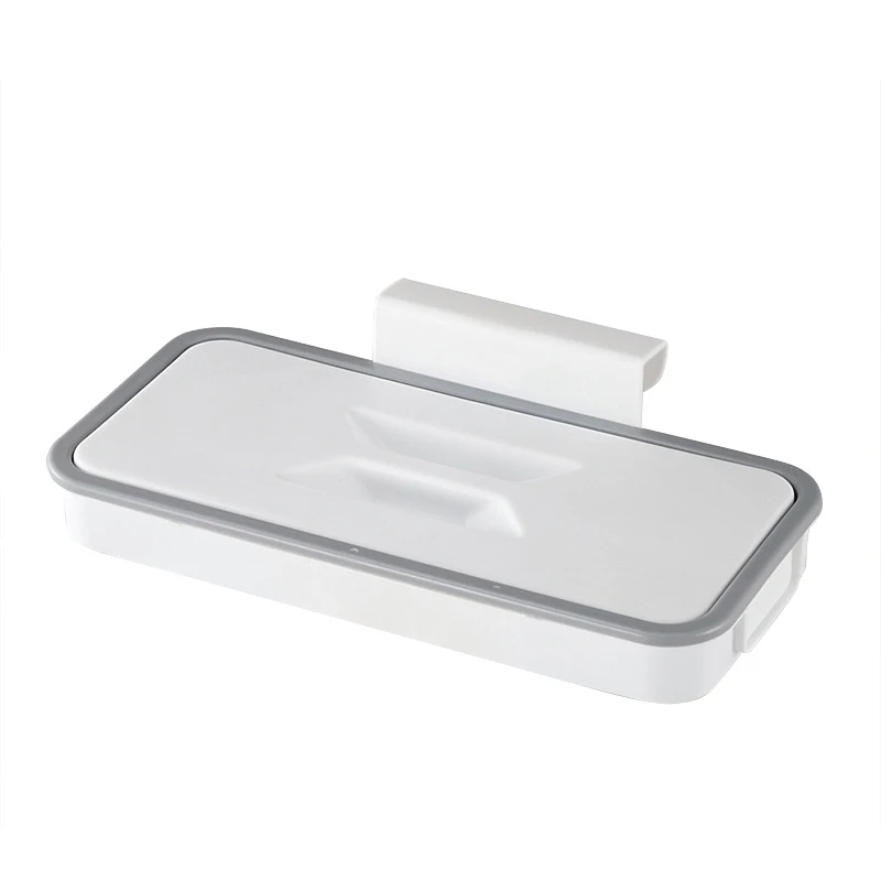 

Portable Garbage Bag Racks Plastic Rubbish Bag Holder Cupboard Trash Storage Rack Kitchen Cabinet Door Basket Hanging Waste Bin