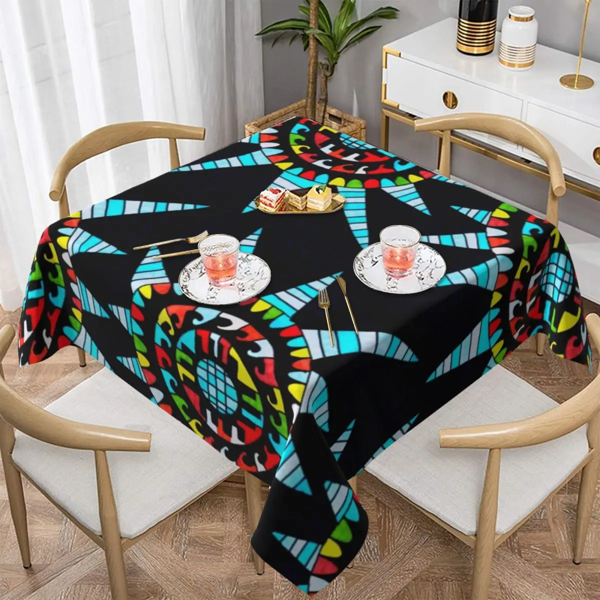 

Sun Tablecloth Waterproof Printed Table Cover Outdoor Wholesale Decoration Polyester Table Cloth
