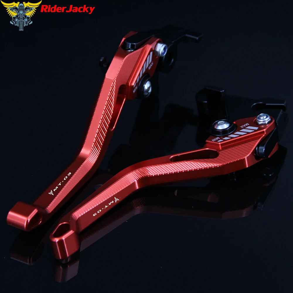 3D ромб полые патент на Yamaha MT 03 MT03 2015 2017 2016 ЧПУ красный мотоцикл сцепные рычаги