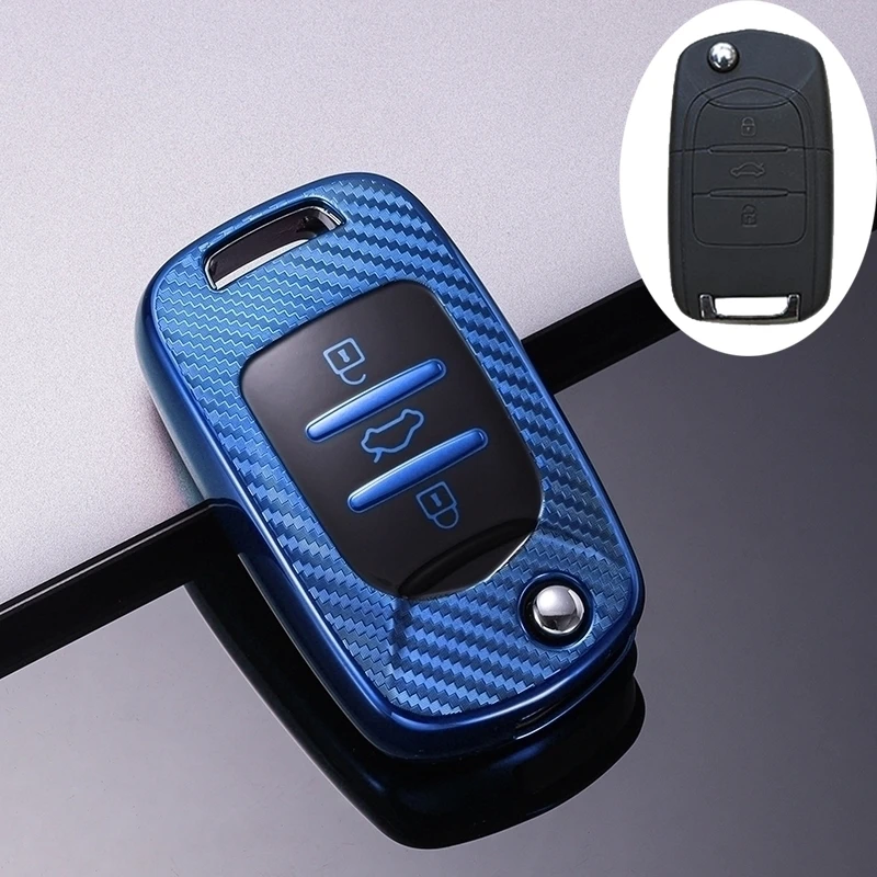 Чехол для автомобильного ключа из углеродного волокна TPU Baojun BAOJUN 510 310 730 560 чехол