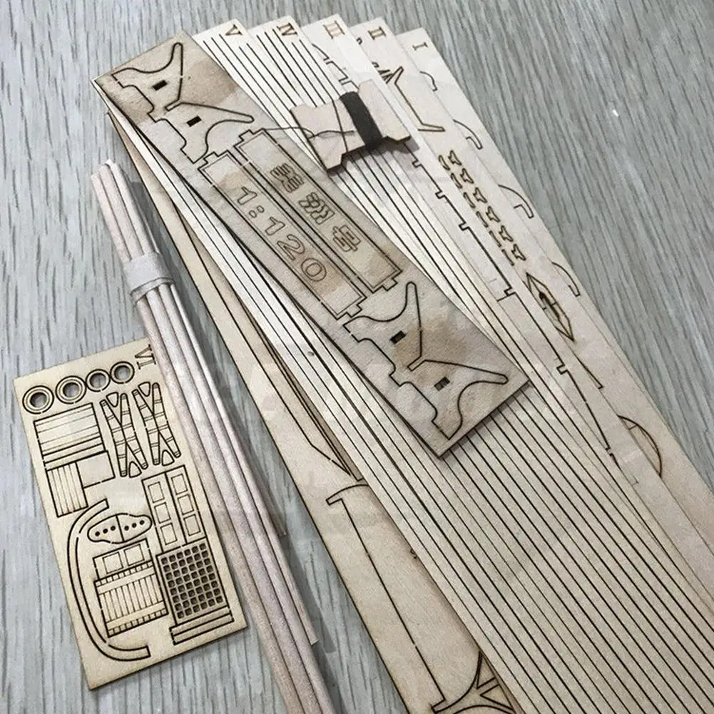 

1:120 DIY Wooden Assembly Sailing Ship Model Classic Sailing Boat Puzzle Toys