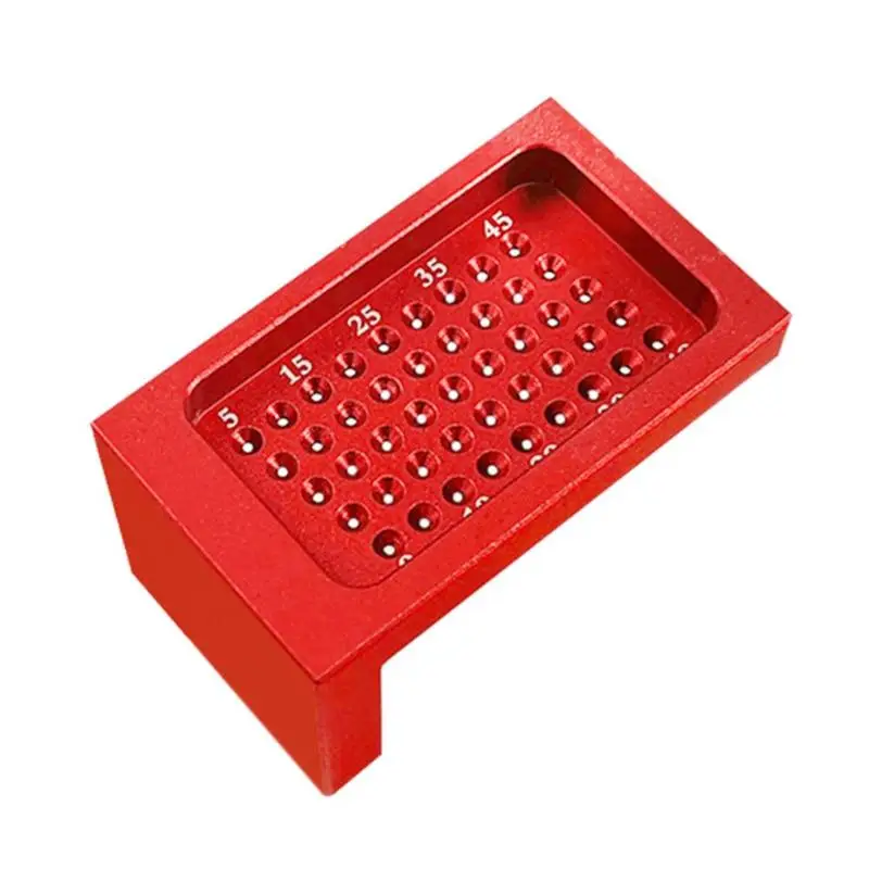 

Aluminum Alloy T-type Ruler Wood Gauge Woodworking Scriber Hole Scribing Measuring Tool Woodworking Marking Assistant Tool