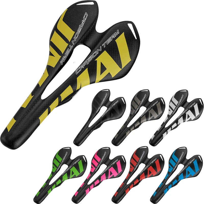 Полностью углеродное прочное велосипедное седло MTB шоссейное Велосипедное