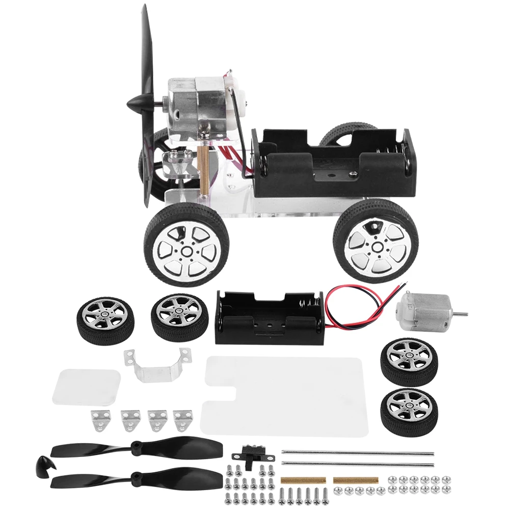 Обучающая умная ветряная мельница автомобиль DIY сборная модель автомобиля