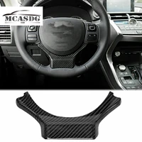 steering wheel carbon fiber cover trim fit for lexus is200t nx200t300h rc gs f