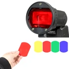 Светофильтры Selens 4 цветов, светильник-модификатор, аксессуар, Магнитный адаптер + рассеиватель шара + Цветные гелевые фильтры для Canon Nikon