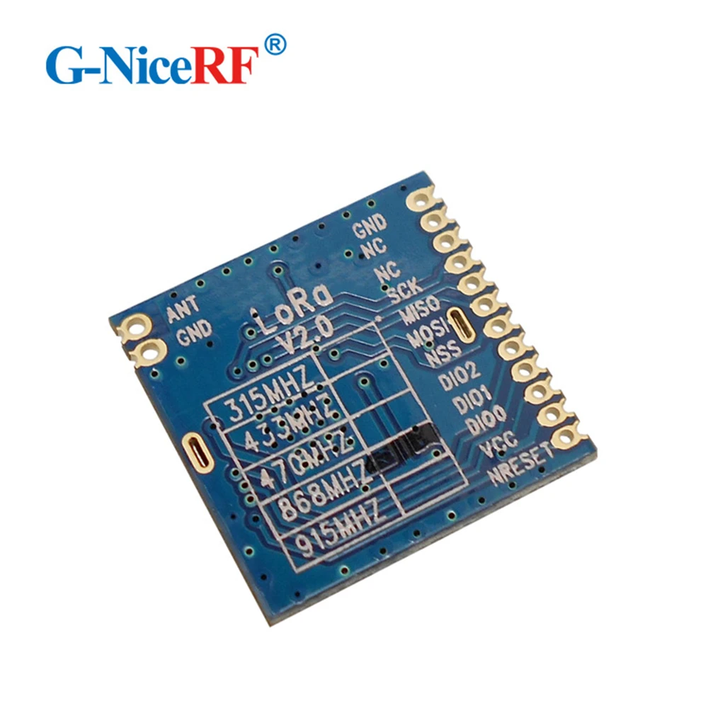 2PCS LoRa1276 LoraTM 20dBm 100mW SX1276 SPI Interface -139dBm Sensitivity 4KM Long Distance 868MHz RF Transmitter And Receiver | Мобильные