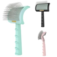 dog cat needle comb pet grooming brush shedding hair remover slicker comb massage tool large dog cat pet grooming accessories