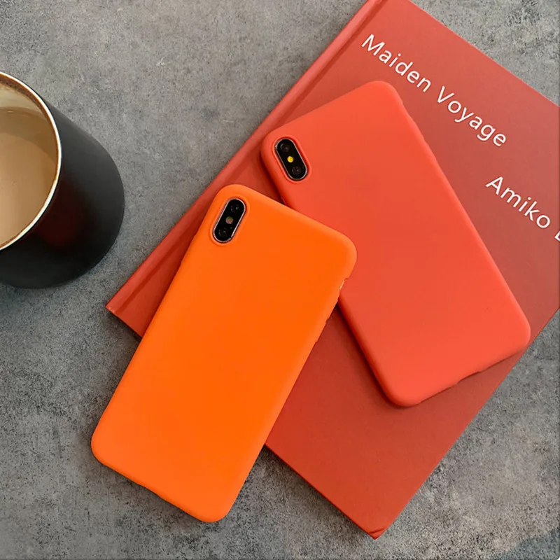 Милые яркие оранжевые Чехлы для huawei Nova 4 4e 3 3i 3e P30 P20 mate 10 20 Lite Pro Honor 8 8X 8A V20 MAX P Smart| |