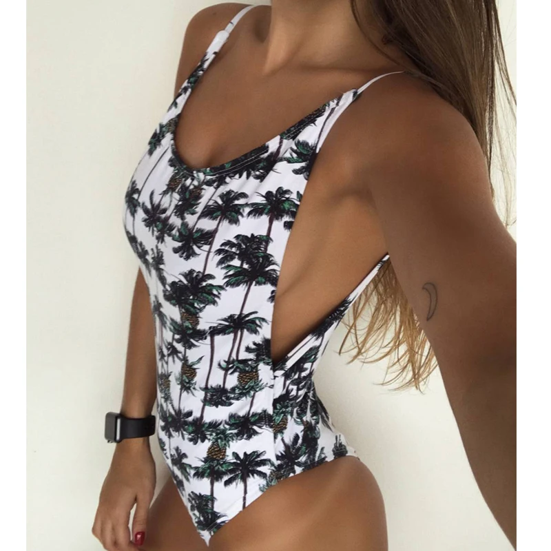 

Купальник женский с открытой спиной и чашками пуш-ап