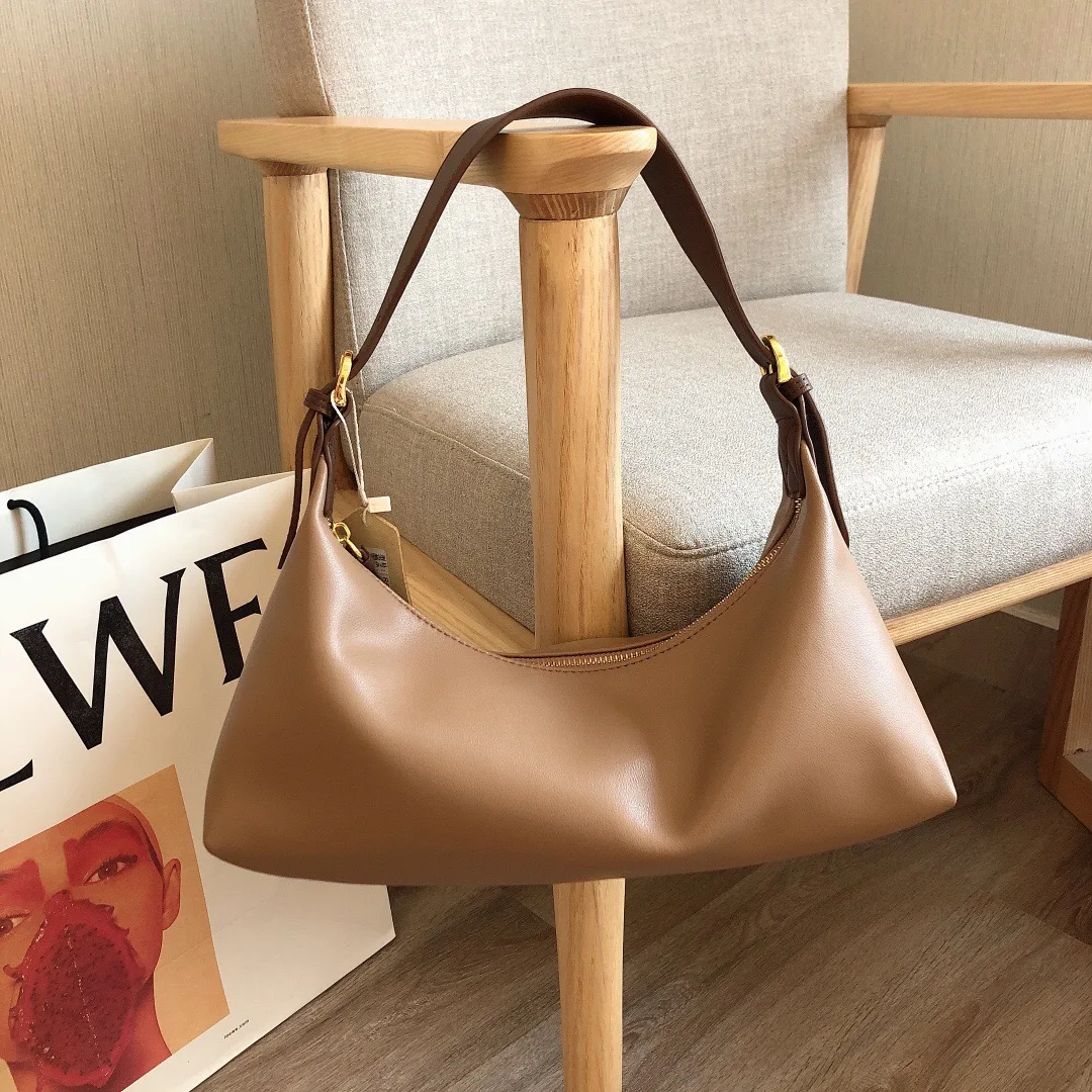 

free shipping 2020 the new style fashion elegant genuine cow leather women one shoulder bag crossbody bag 33cm 9color