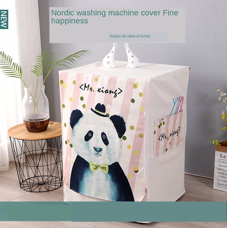 

Солнцезащитный водонепроницаемый чехол для стиральной машины, из хлопка и льна