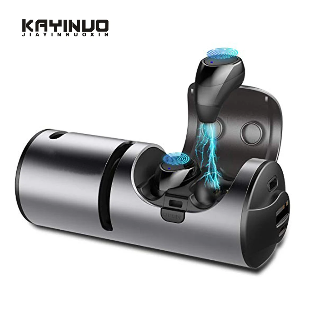 KAYINYUO, 9D, объемный звук, TWS, bluetooth наушники, 5,0, внешний аккумулятор, портативный динамик, 3 в 1, стерео, bluetooth гарнитура, беспроводная, спортивная