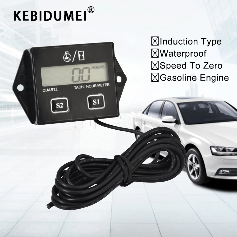 Тахометр цифровой устройство для измерения оборотов двигателя с ЖК