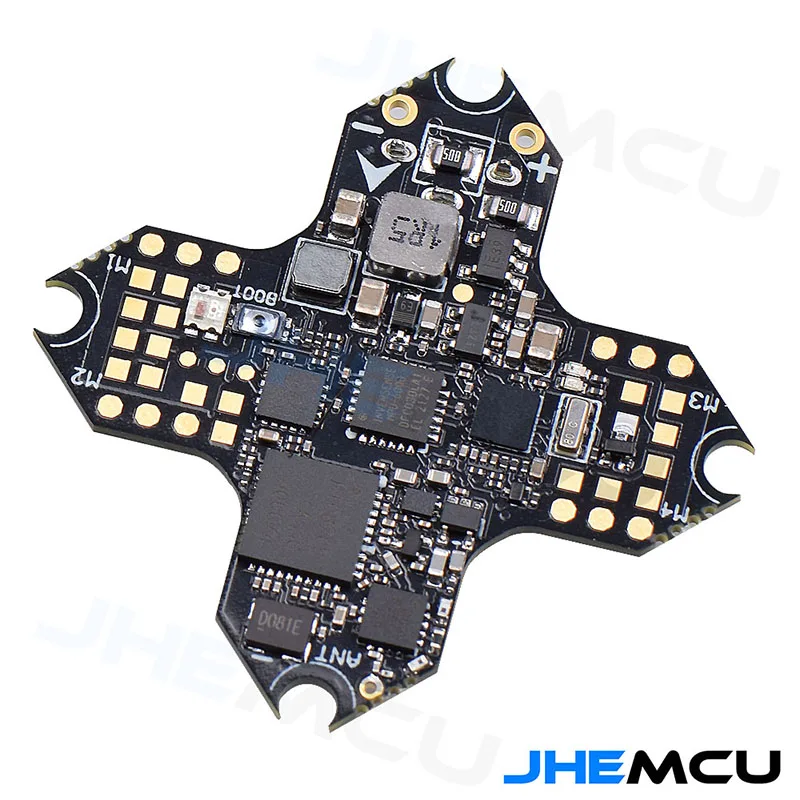 JHEMCU-CONTROLADOR DE VUELO GSF411A MPU6000 F411, blheli 5A, 4 en 1, ESC, 5,8G, 40CH, 200mW, AIO 1-2S, 25,5x25,5mm, para Drones FPV, piezas DIY-3