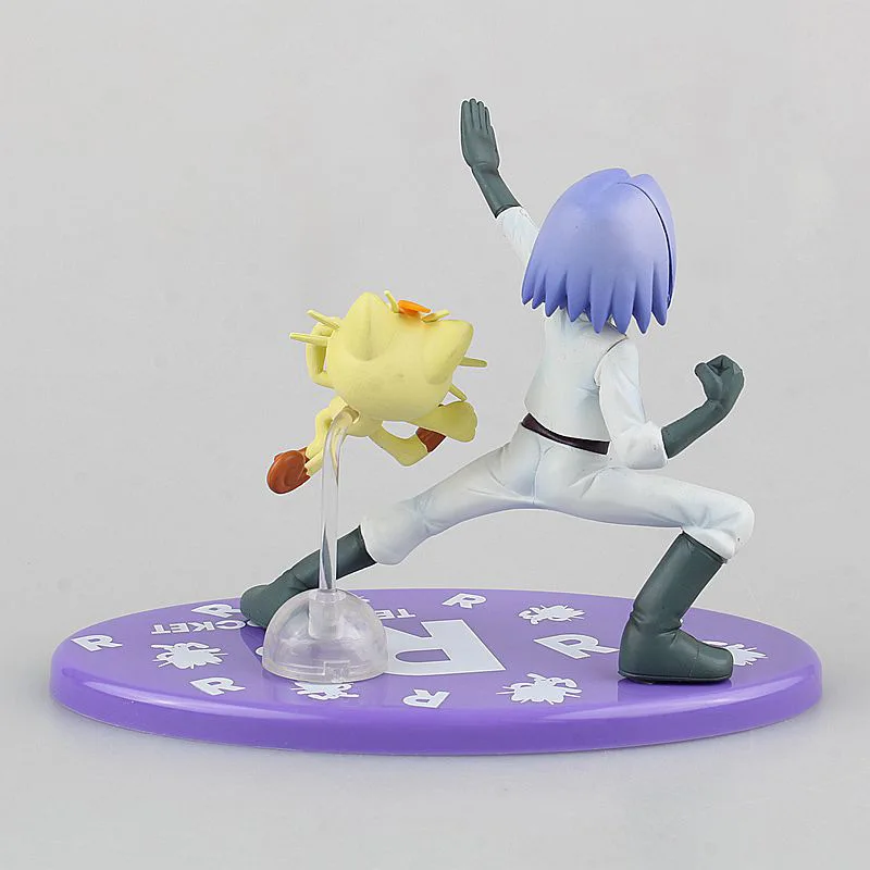 Takara Tomy Rocket Team wobбуфет Джеймс Meowth Покемон гаражные наборы аниме экшн-фигурки